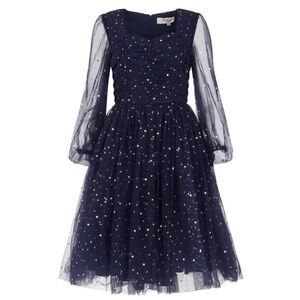 JessaKae Midnight Blue Starry Midi Dress